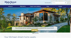 Desktop Screenshot of mainstreet-homes.com